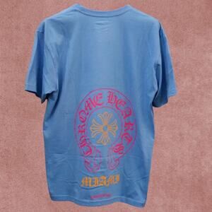 Chrome Hearts Women's Blue Short Sleeve